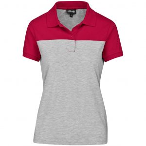 Ladies Urban Golf Shirt – Red Marked to clear