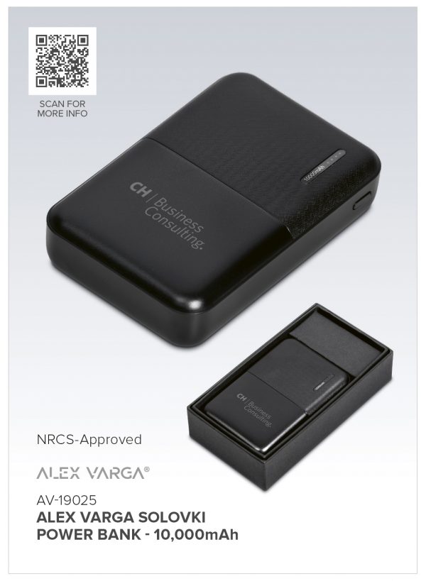 Alex Varga Solovki Power Bank – 10,000mAh Mobile technology