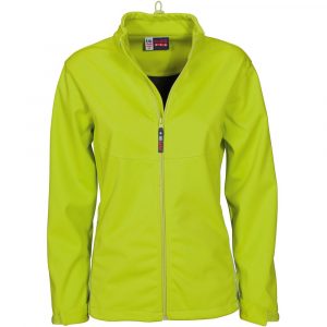 Ladies Cromwell Softshell Jacket – Lime Marked to clear