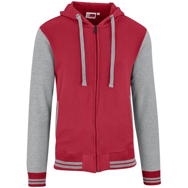 Mens Princeton Hooded Sweater – Red Marked to clear