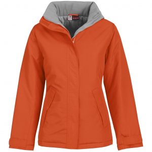 Ladies Hastings Parka – Orange Marked to clear