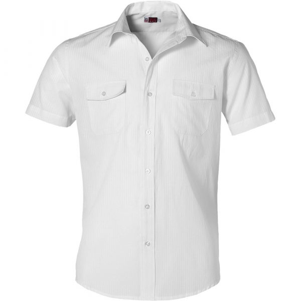 Mens Short Sleeve Bayport Shirt – White Marked to clear NULL