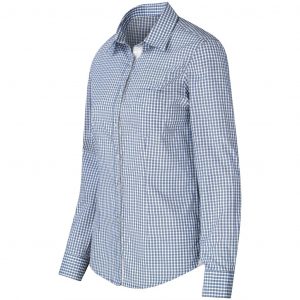 Ladies Long Sleeve Kenton Shirt – Light Blue Marked to clear Lounge shirt