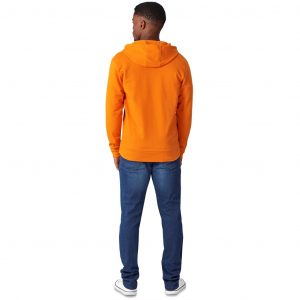 Mens Bravo Hooded Sweater – Orange Marked to clear