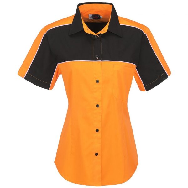 Ladies Daytona Pitt Shirt – Orange Marked to clear NULL