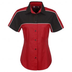 Ladies Daytona Pitt Shirt – Red Marked to clear NULL