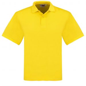 Mens Elemental Golf Shirt – Yellow Marked to clear Mens Elemental Golf Shirt