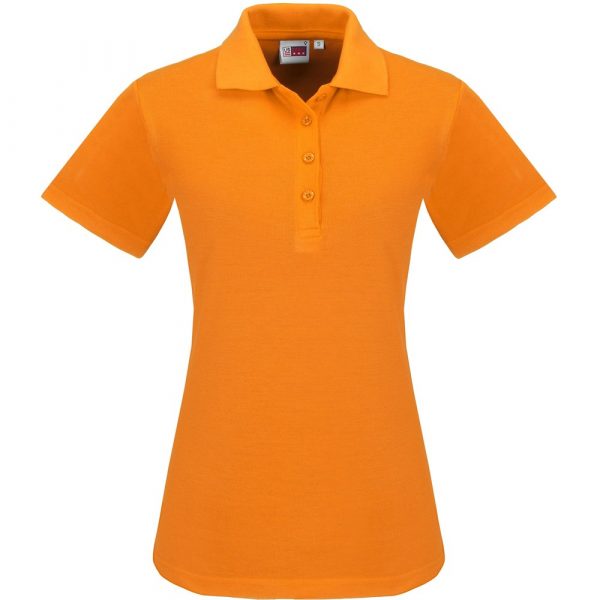 Ladies Elemental Golf Shirt – Orange Marked to clear NULL