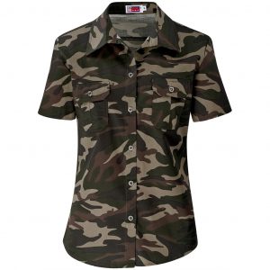 Ladies Short Sleeve Wildstone Shirt – Camouflage Marked to clear