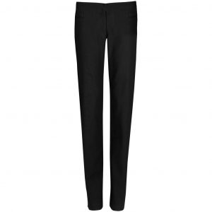 Ladies Cambridge Flat Front Pants – Black Marked to clear