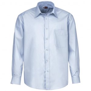 Mens Long Sleeve Washington Shirt – Blue Marked to clear