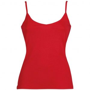 Ladies Lanai Spaghetti Top – Red Marked to clear