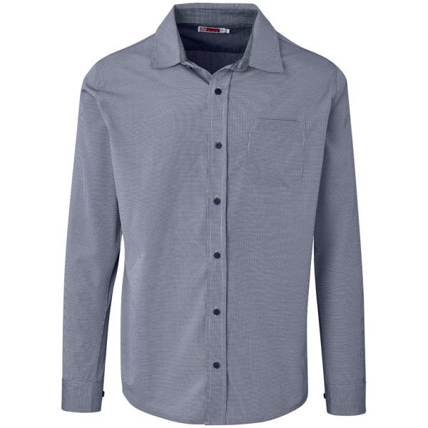 Mens Long Sleeve Coventry Shirt – Navy Marked to clear