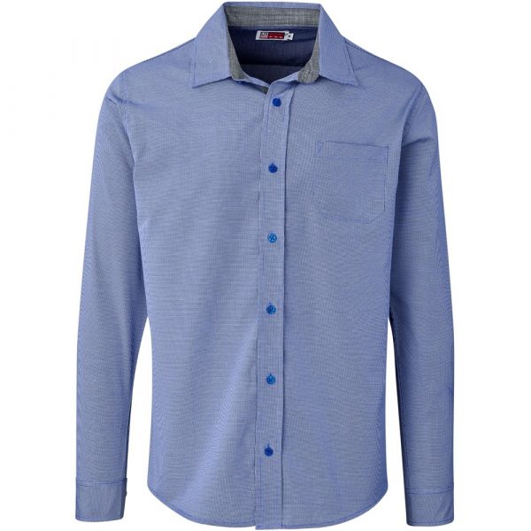 Mens Long Sleeve Coventry Shirt – Royal Blue Marked to clear