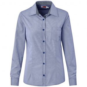 Ladies Long Sleeve Coventry Shirt – Royal Blue Marked to clear