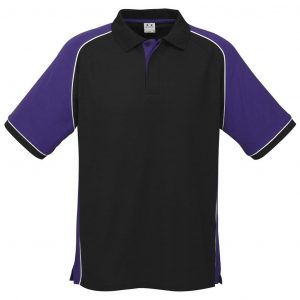 Mens Nitro Golf Shirt – Purple Marked to clear