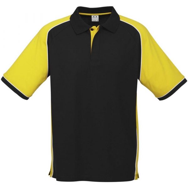 Mens Nitro Golf Shirt – Yellow Marked to clear