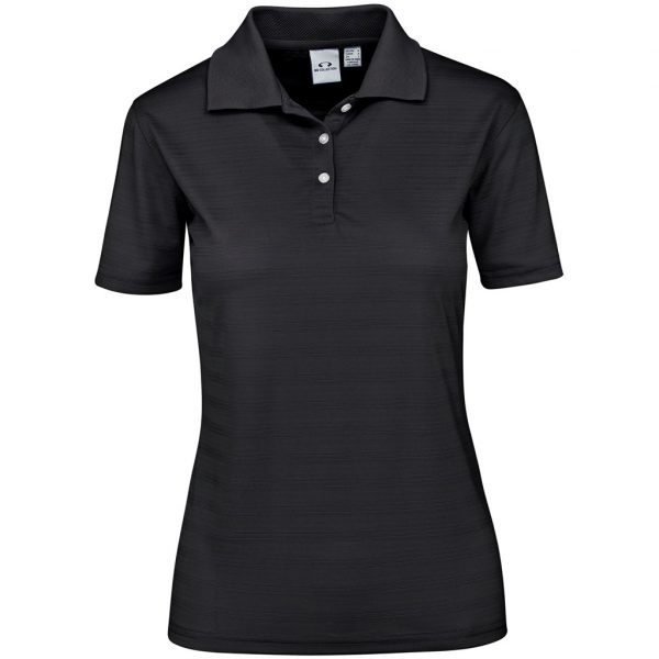 Ladies Icon Golf Shirt – Black Marked to clear