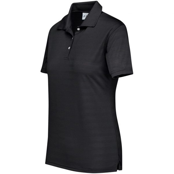 Ladies Icon Golf Shirt – Black Marked to clear