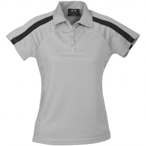 Ladies Monte Carlo Golf Shirt – Grey Marked to clear