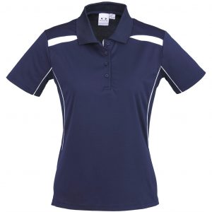 Ladies United Golf Shirt – Navy Marked to clear