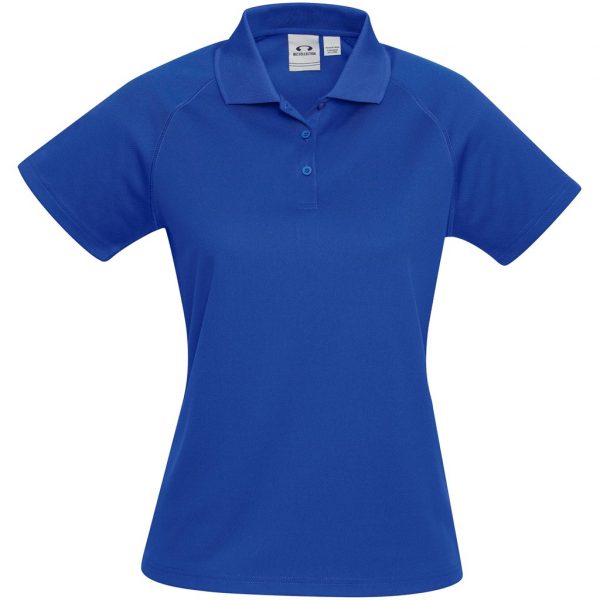 Ladies Sprint Golf Shirt – Blue Marked to clear