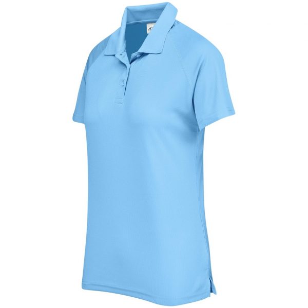 Ladies Sprint Golf Shirt – Light Blue Marked to clear