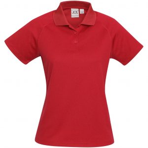 Ladies Sprint Golf Shirt – Red Marked to clear NULL