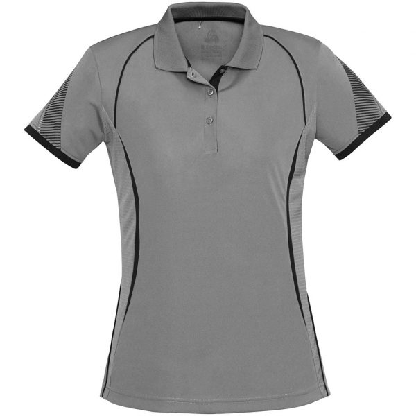 Ladies Razor Golf Shirt – Grey Marked to clear