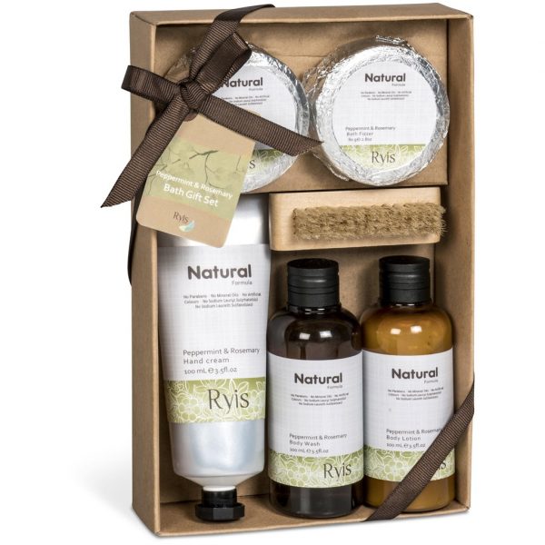 Ryis Peppermint & Rosemary Bath Set Personal care and pamper bath set