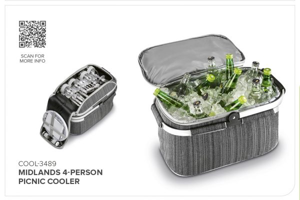 Midlands 4 Person Picnic Cooler Outdoor and leisure IDEA-3489