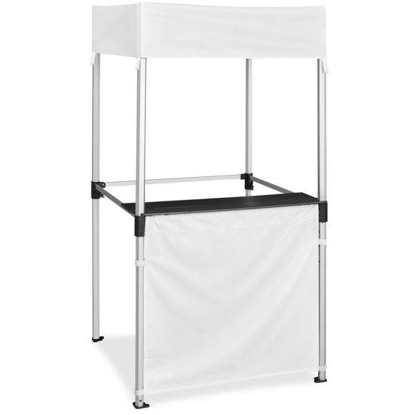 Ovation Sublimated Gazebo 1m X 1m Kiosk – 1 Half-Wall Skin Outdoor products DisplayPilot