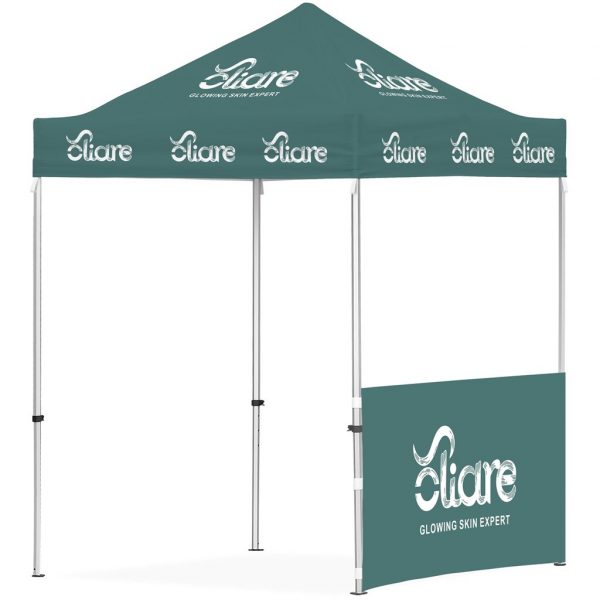 Ovation Sublimated Gazebo 2m X 2m – 1 Half-Wall Skin Outdoor products DisplayPilot