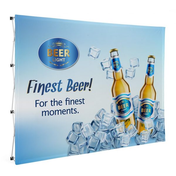 Legend Straight Banner Wall 3m x 2.25m Indoor products DisplayPilot