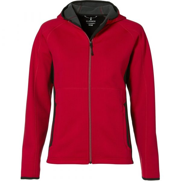 Ladies Ferno Bonded Knit Jacket – Red Marked to clear