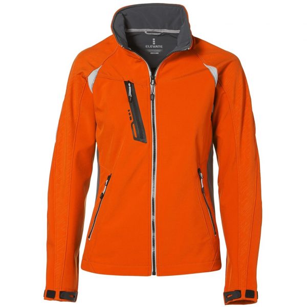 Ladies Katavi Softshell Jacket – Orange Marked to clear