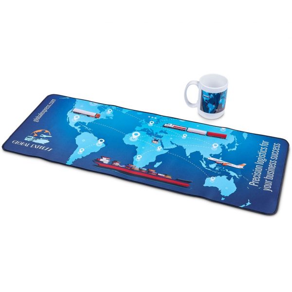 Altitude Alvin Gift Set Items introduced in 2024 desk mat and mug set