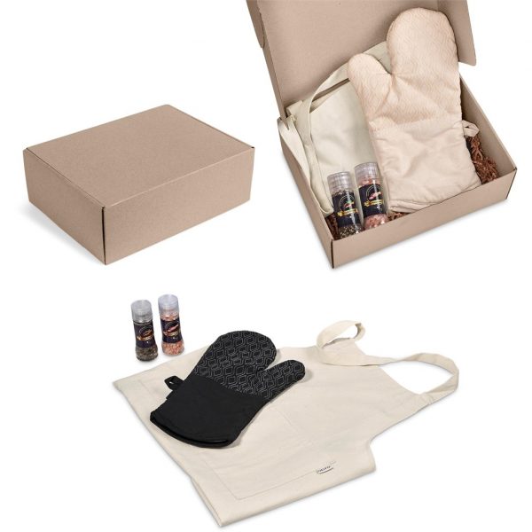 Viedma Gourmet Gift Set Braai ideas apron braai spice and oven glove