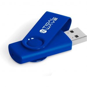 Axis Gyro Flash Drive – 16GB – Blue Corporate gifts USB-7470