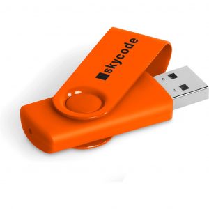 Axis Gyro Flash Drive – 16GB – Orange Flash drives USB-7470