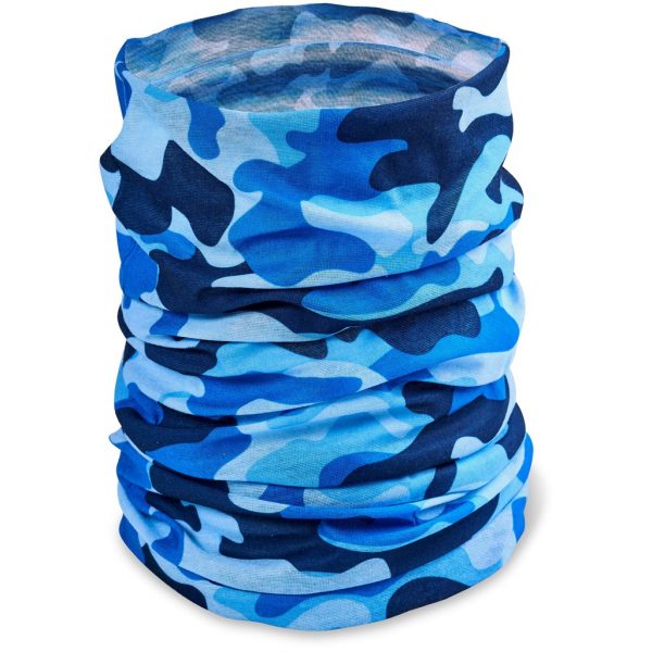 Kids Camo Flexi Tubular Bandana – Blue Corporate gifts buff