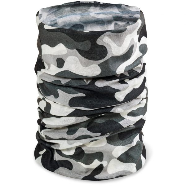 Kids Camo Flexi Tubular Bandana – Grey Corporate gifts buff