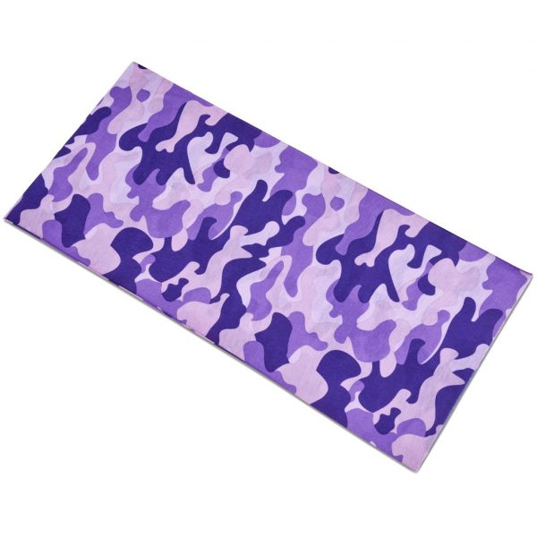 Kids Camo Flexi Tubular Bandana – Purple Corporate gifts buff