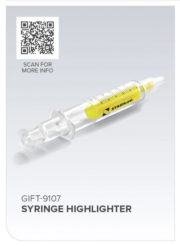 Altitude Syringe Highlighter Stationery Highlighter