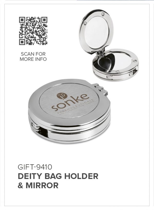 Altitude Deity Bag Holder & Mirror Personal care and pamper mirror