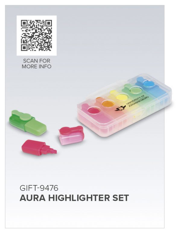 Altitude Aura Highlighter Set Stationery Highlighter