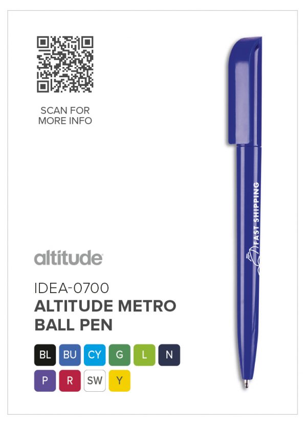 Altitude Metro Ball Pen Plastic pens plastic pen