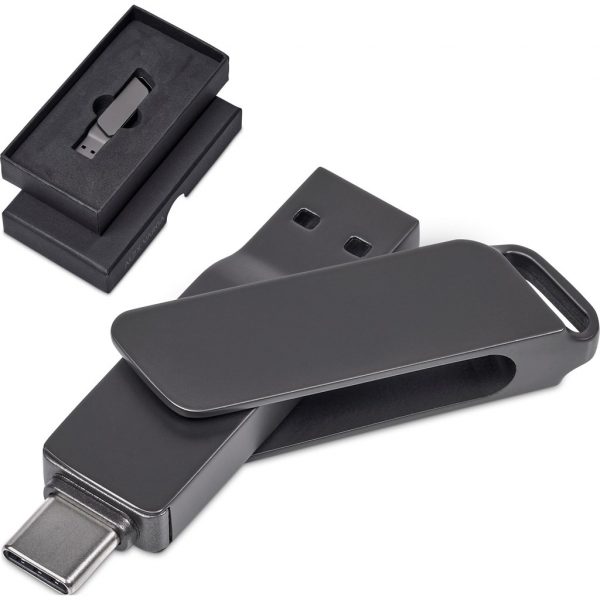 Alex Varga Atraxia Dual Flash Drive – 64GB Corporate gifts flash drive