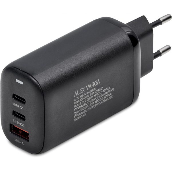 Alex Varga Alfonta QC 3.0 & PD 65W Wall Charger Mobile technology