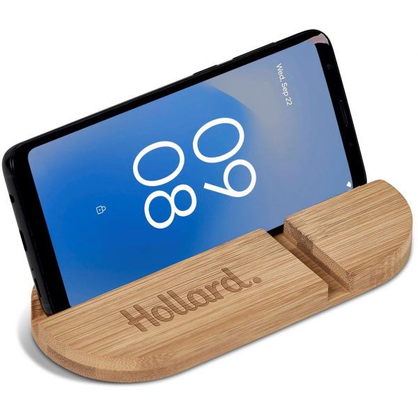 Okiyo Kurosu Bamboo Phone Stand Mobile technology cellphone stand